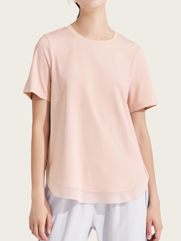Plus-Size Yoga Workout T-Shirt