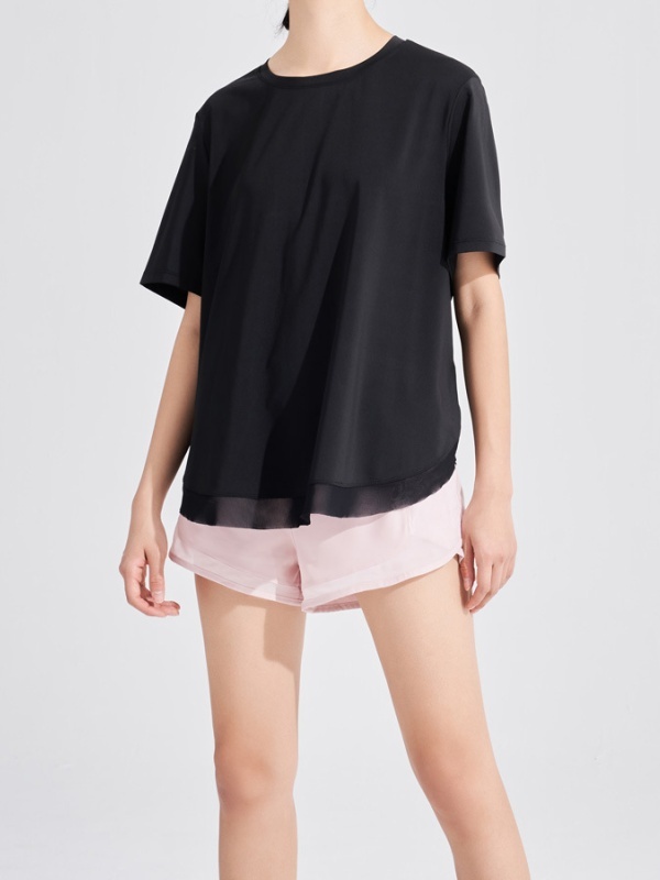 Plus-Size Yoga Workout T-Shirt