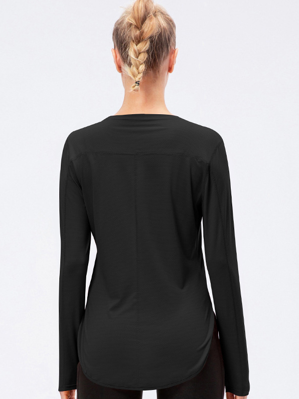 Split-Sleeve Yoga Top