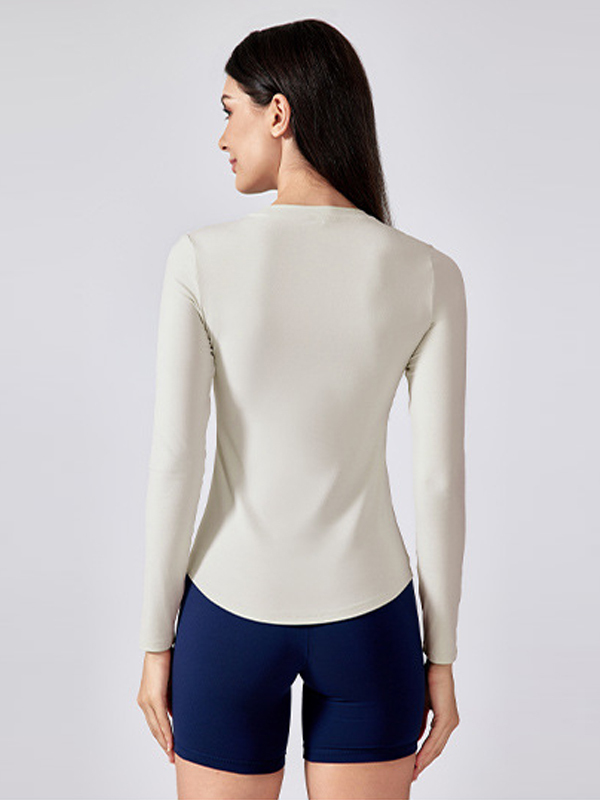 Buttery-Soft Long-Sleeve Sports T-Shirt