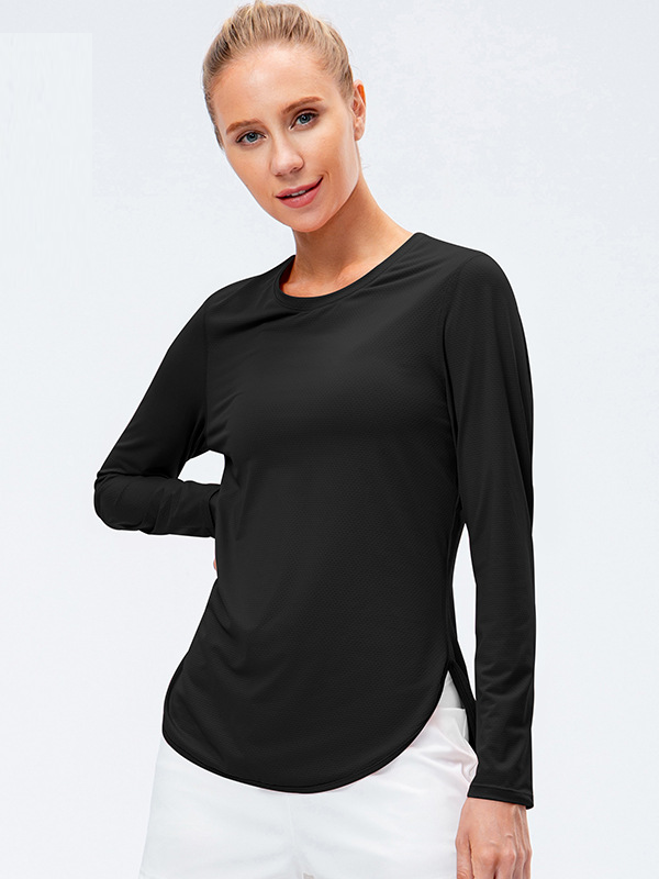 Split-Sleeve Yoga Top