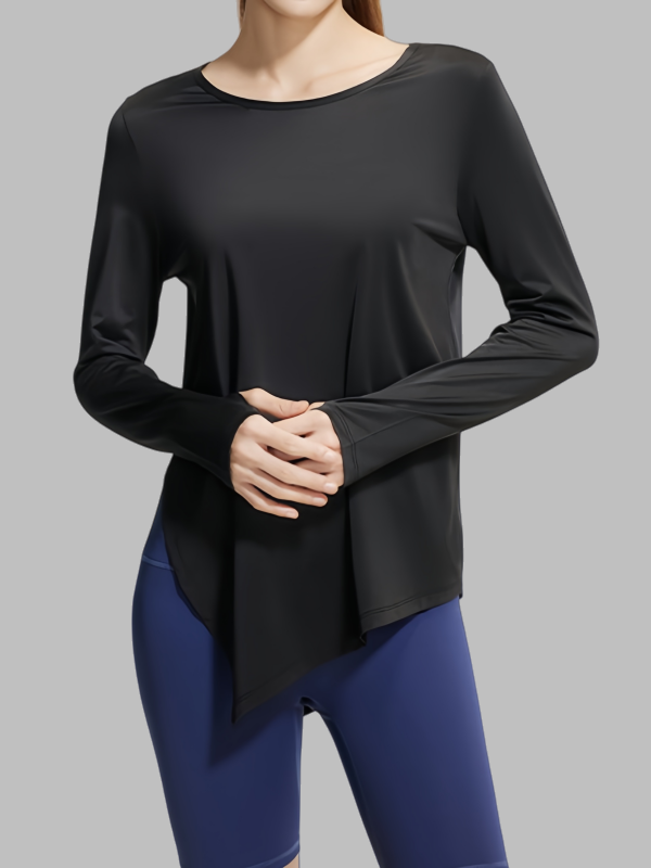 Loose Split Hem Yoga Cover-Up