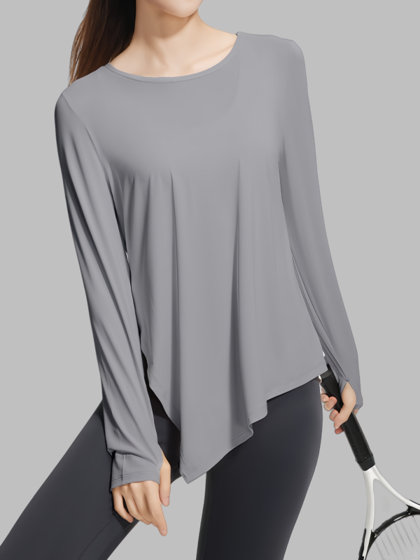 Loose Split Hem Yoga Cover-Up