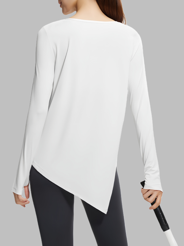 Loose Split Hem Yoga Cover-Up