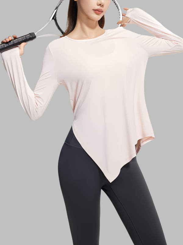 Loose Split Hem Yoga Cover-Up