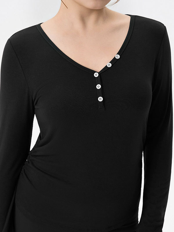 Plus Size Long-Sleeve Yoga Wear