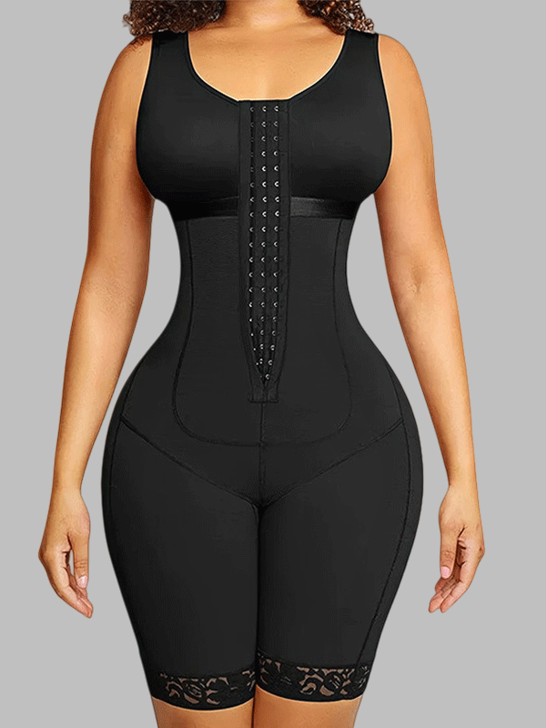 Sleeveless Open-Crotch Shaping Bodysuit