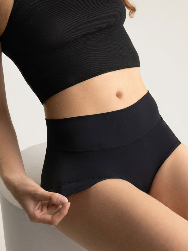 Flexvibe High Waist Tummy Control Seamless Underwear for Women Stretch Butt Lifting Plus Size Sport Waist Trainer Briefs