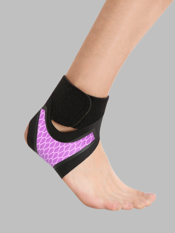Flexvibe Thin Adjustable Ankle Brace, Compression Strap Ankle Stabilizer Support for Basketball Soccer, Anti-Sprain Ankle Wrist Protector