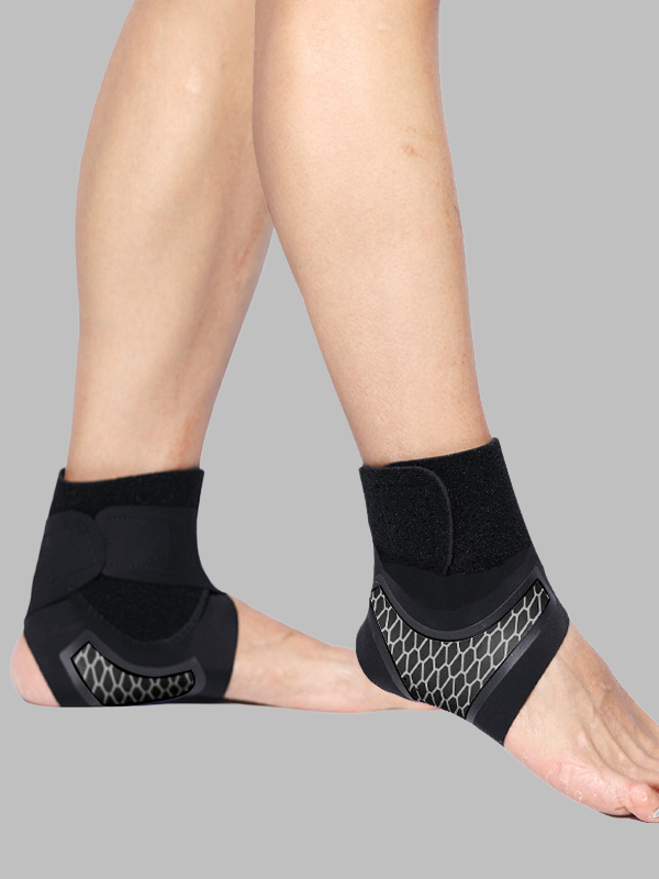 Flexvibe Thin Adjustable Ankle Brace, Compression Strap Ankle Stabilizer Support for Basketball Soccer, Anti-Sprain Ankle Wrist Protector