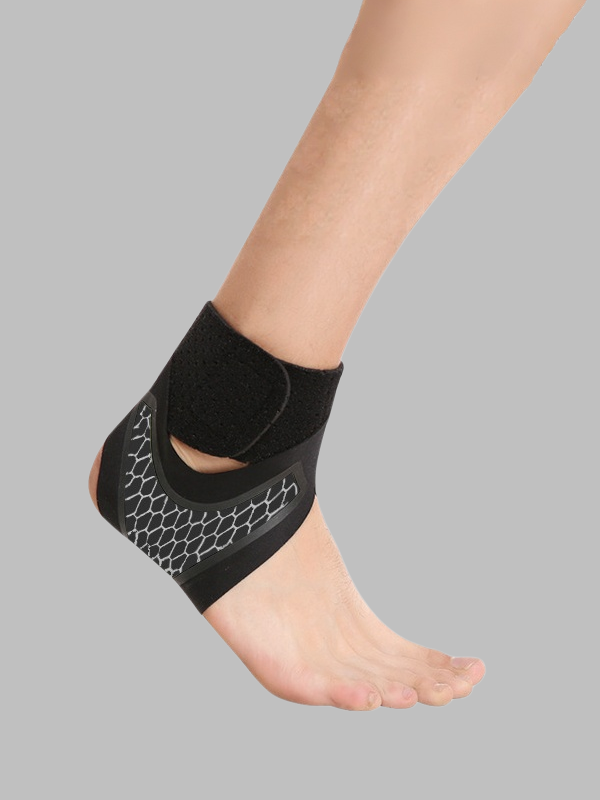 Flexvibe Thin Adjustable Ankle Brace, Compression Strap Ankle Stabilizer Support for Basketball Soccer, Anti-Sprain Ankle Wrist Protector