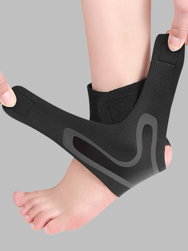 Flexvibe Thin Adjustable Ankle Brace, Compression Strap Ankle Stabilizer Support for Basketball Soccer, Anti-Sprain Ankle Wrist Protector