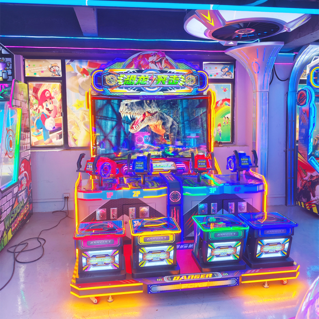 Arcade Coin Operated Game Machines 4 Players Arcade Shooting Gun Game Machine Shooting Machine for Entertainment Center