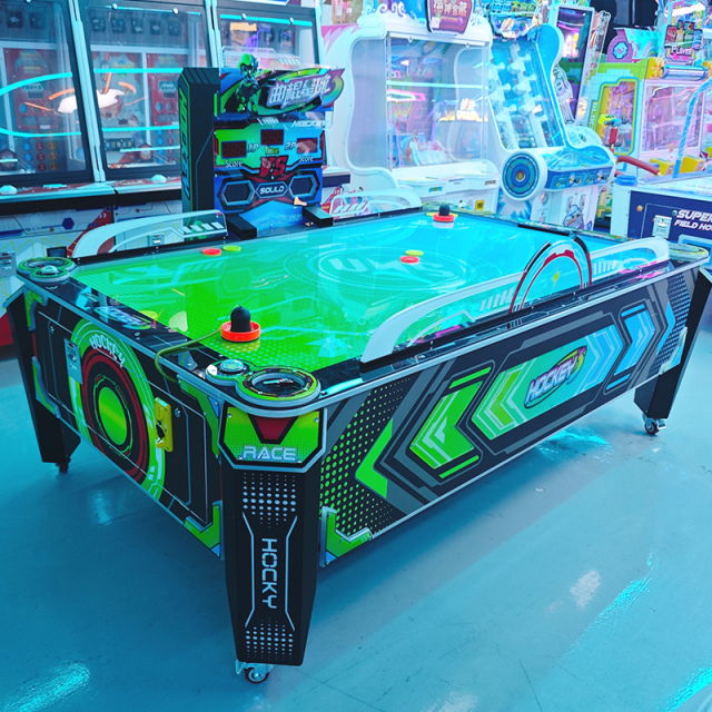 Two-person Coin Operated Air Hockey Table Game Air Hockey Game Machine Indoor Amusement for Children and Adults