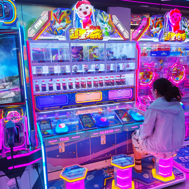 Factory Direct Sale Children's Coin Operated Ball Shooting Arcade Game Machine Kids Game Machine Gift Prize Ball Shooting Game Machine