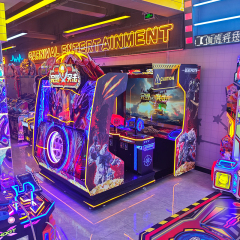 Dinosaur Game Machine Dinosaur World Gun Shooting Arcade Game Machine for Kids Game Center Coin Operated Indoor Target Arcade Shooting Game Machines