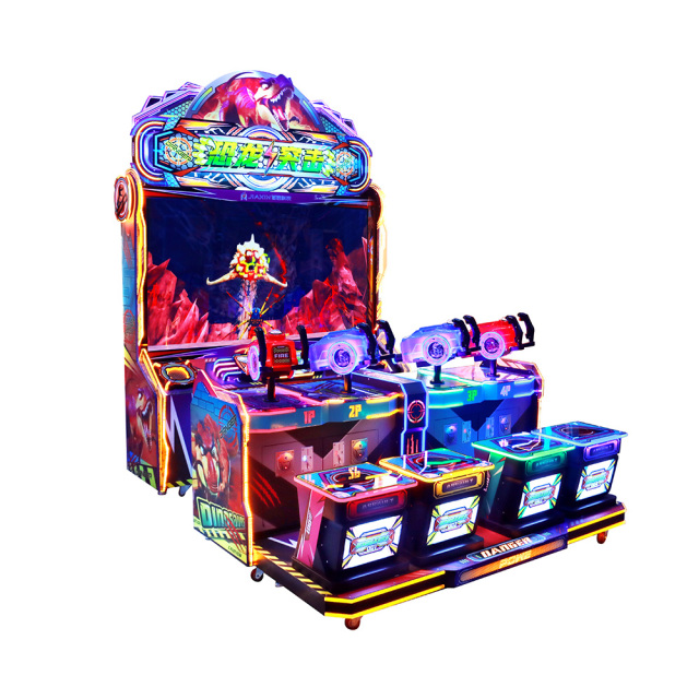 Coin Operated Video Simulator Shooting Arcade Machine Laser Game for Family Entertainment Center & Amusement Park with Ticket Redemption