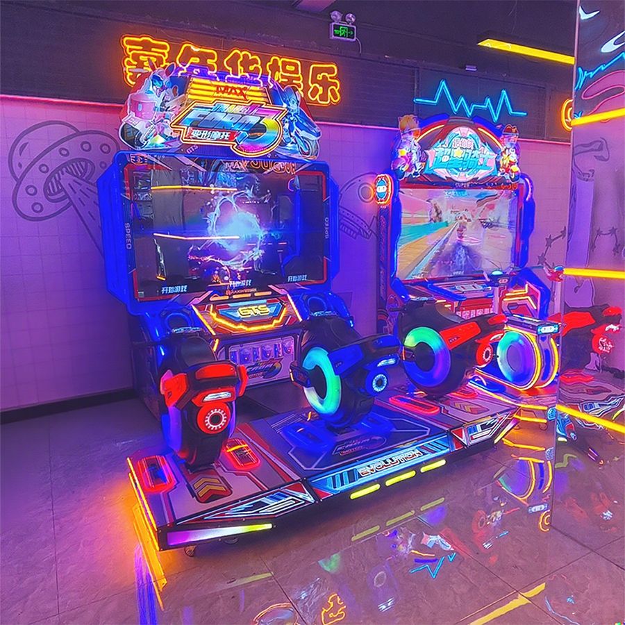 3-Player Motorcycle Arcade Game – arcade machine for sale Supplier