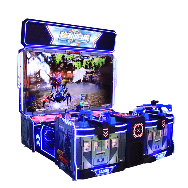 Factory Price Indoor Entertainment Coin Operated 4 Players Arcade Video Shooting Gun Arcade Game Machine for Game Center