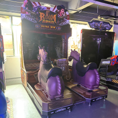 Indoor Playground Coin Operated Amusement Equipment Arcade Game Machine Horse Racing Shooting Machine for Arcade