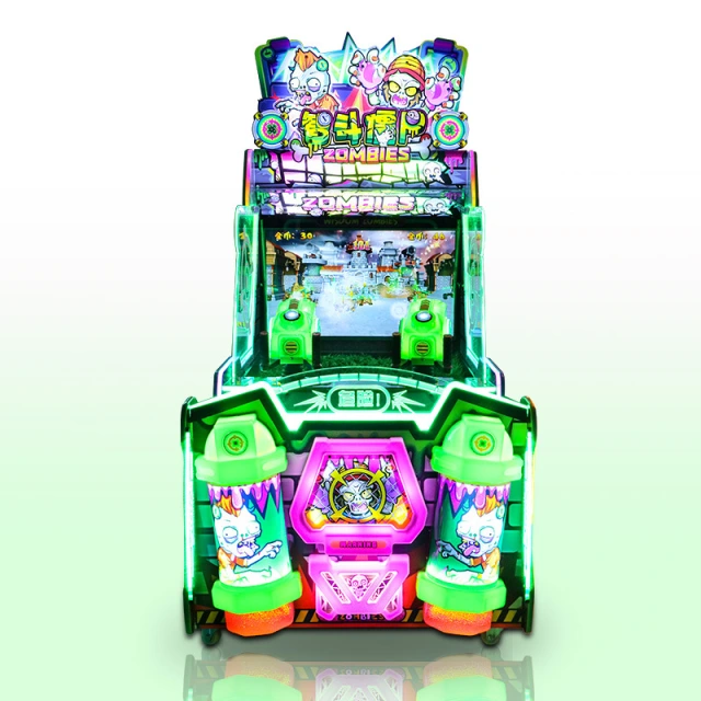 Amusement Park Kids Water Shooting Game Coin Operated Video Game Kids Gun Shooting Arcade Game Machine