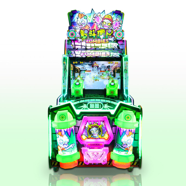 Amusement Park Kids Water Shooting Game Coin Operated Video Game Kids Gun Shooting Arcade Game Machine