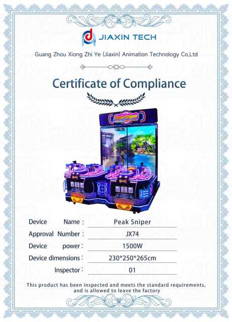 Best Selling Entertainment Shooting Game Machine 4-Player Coin-Operated Arcade Video Games with Prize Card System