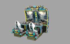 High Quality Indoor Amusement Coin Operated Games 2 Player Video Car Racing Flight Arcade Game Machine