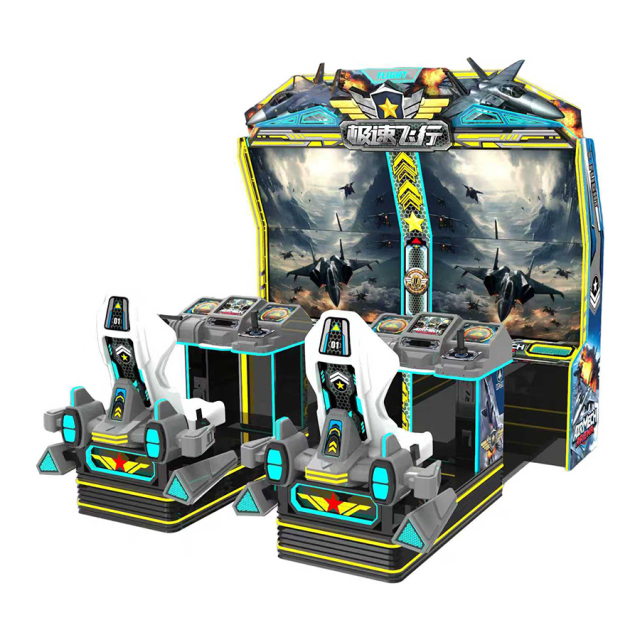High Quality Indoor Amusement Coin Operated Games 2 Player Video Car Racing Flight Arcade Game Machine