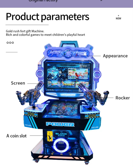 Simulator Gun Shooting Game Machine Amusement Indoor Entertainment Game Center 2 Player Interactive Video Arcade Game Machine