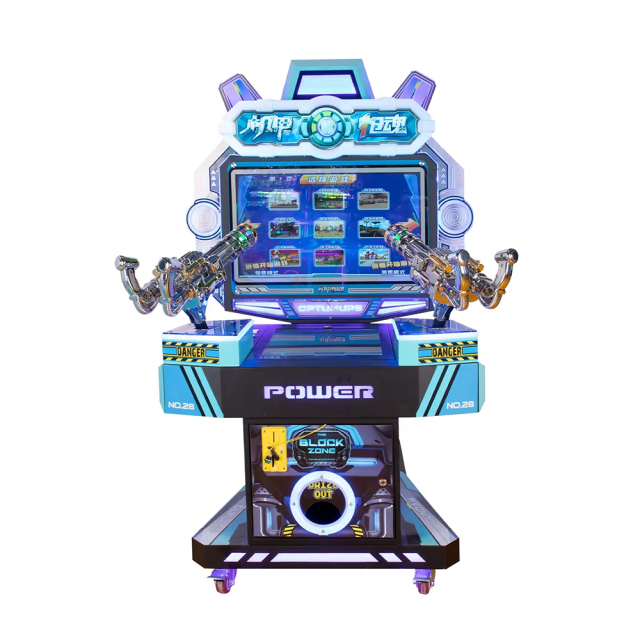 Simulator Gun Shooting Game Machine Amusement Indoor Entertainment Game Center 2 Player Interactive Video Arcade Game Machine