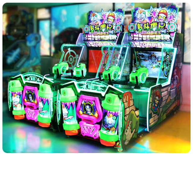 Factory Children's Playground Coin Operated Crazy Water Shooting Game Machine Arcade Plants Vs Zombies Game Machine