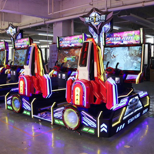 Factory Direct Sale Coin-Operated Double Screen Dynamic Flight Driving Simulator Arcade Game Machine