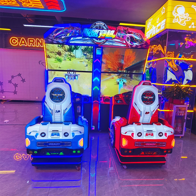 Indoor Amusement Park Arcade Car Racing Machine Video Arcade Machine Car Simulator Coin Operated Game Machine
