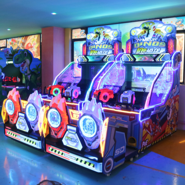 Indoor Amusement Coin Operated 2 Players Toy Gun Ball Shooting Gaming Machine Arcade Ball Shooting Video Game Machine