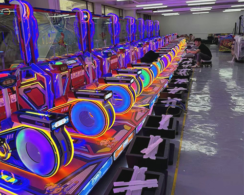 Children's Indoor Arcade Simulator Racing Machine Coin Operated Bicycle Entertainment Games for Kids Multiplayer Bicycle Racing