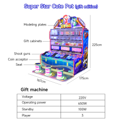 Coin Operated Ball Shooting Arcade Game Machine Kids Game Machine Gift Prize Ball Shooting Game Machine