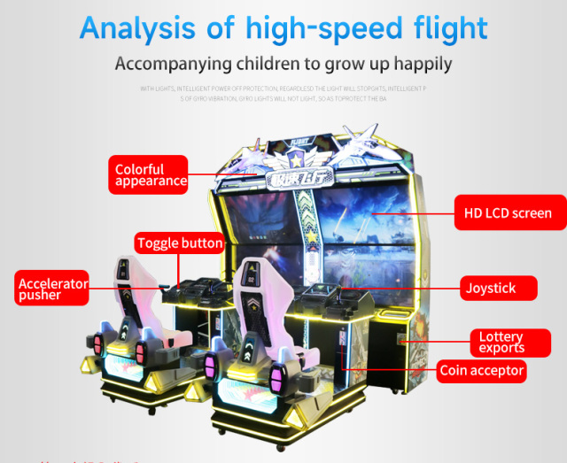 Coin Operated Game Machine Flight Simulator Car Racing Game Machine Driving Simulator