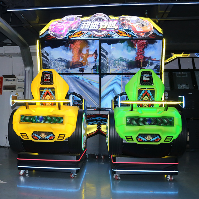 High Quality Dynamic Car Racing Game Machine 2 Players Coin Operated Arcade Racing Simulator Machine
