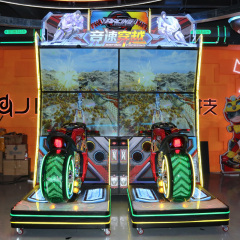 Coin Operated Game Machine Hot Selling Amusement Video Simulator Racing Car Game Machine Ride Equipment for Sale