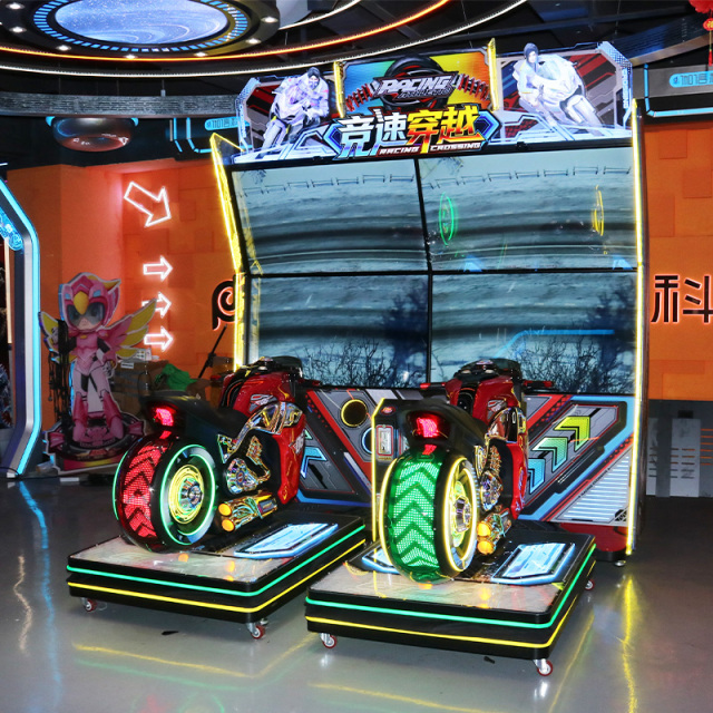 Coin Operated Game Machine Hot Selling Amusement Video Simulator Racing Car Game Machine Ride Equipment for Sale