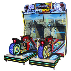 Coin Operated Game Machine Hot Selling Amusement Video Simulator Racing Car Game Machine Ride Equipment for Sale