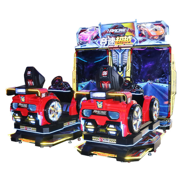 High Quality Dynamic Car Racing Game Machine 2 Players Coin Operated Arcade Racing Simulator Machine