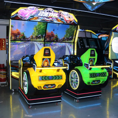 High Quality Dynamic Car Racing Game Machine 2 Players Coin Operated Arcade Racing Simulator Machine