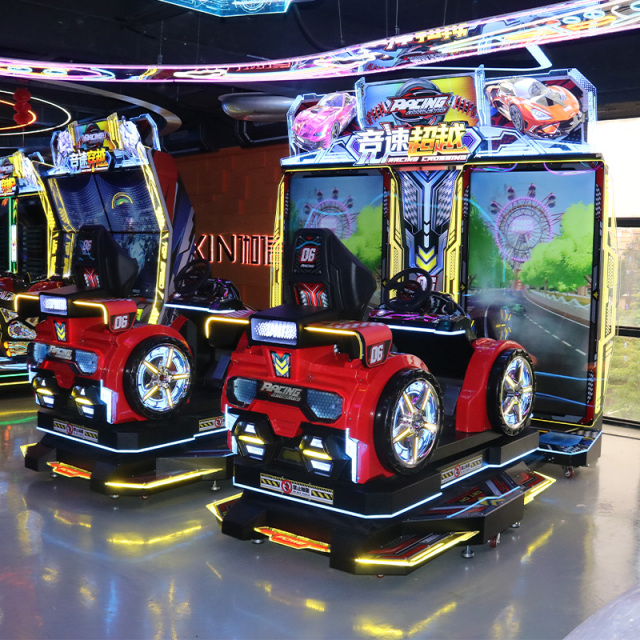 High Quality Dynamic Car Racing Game Machine 2 Players Coin Operated Arcade Racing Simulator Machine