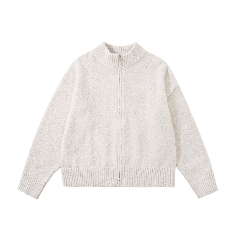 Warm knitted jacket