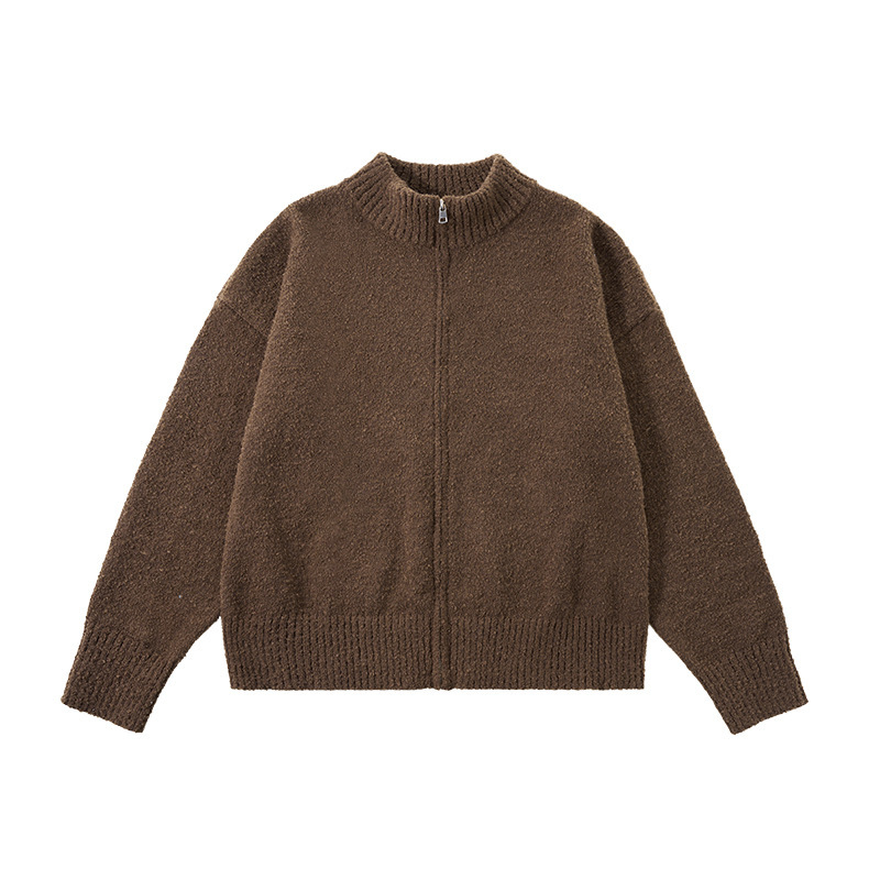 Warm knitted jacket
