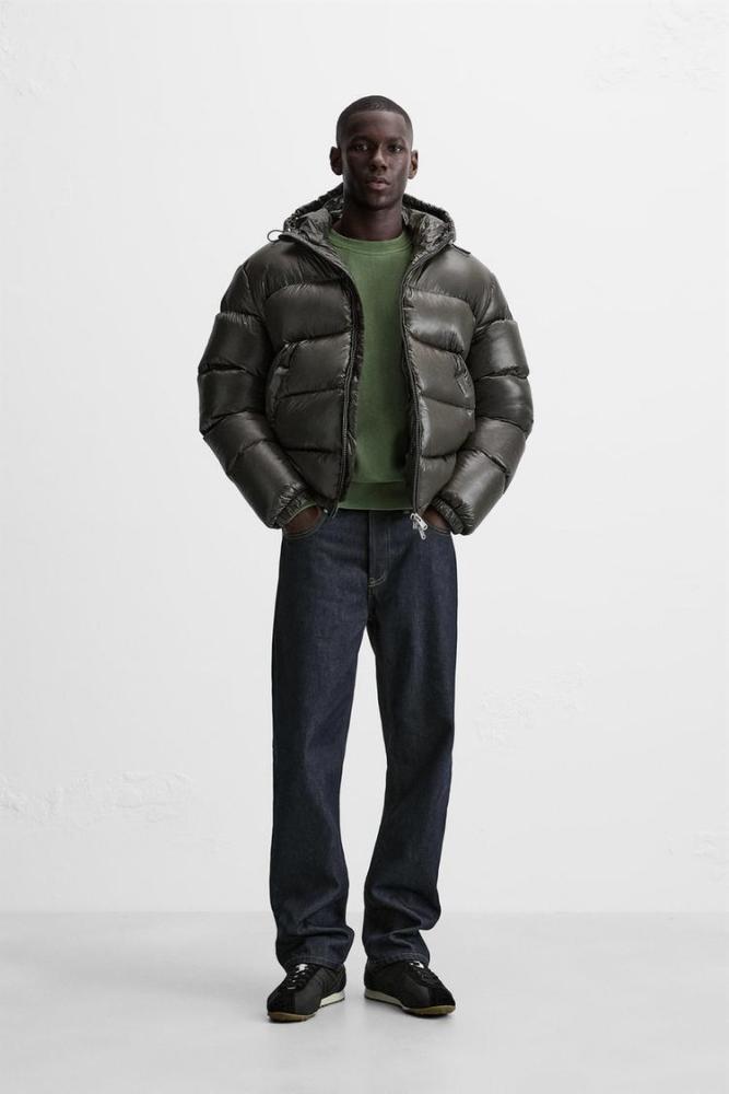 Winter protection coat with hood, fleece jacket, sports jacket