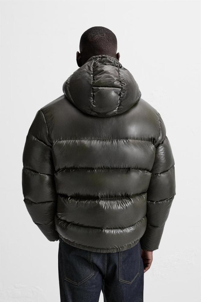 Winter protection coat with hood, fleece jacket, sports jacket