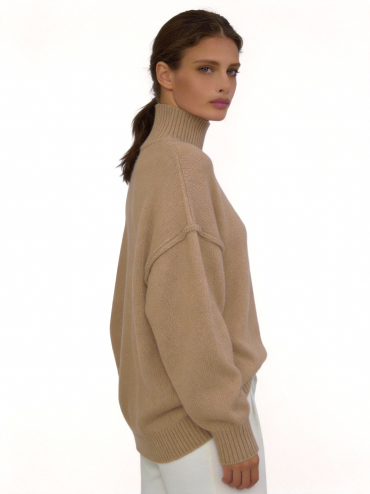 Women's Essential High Neck Sweater